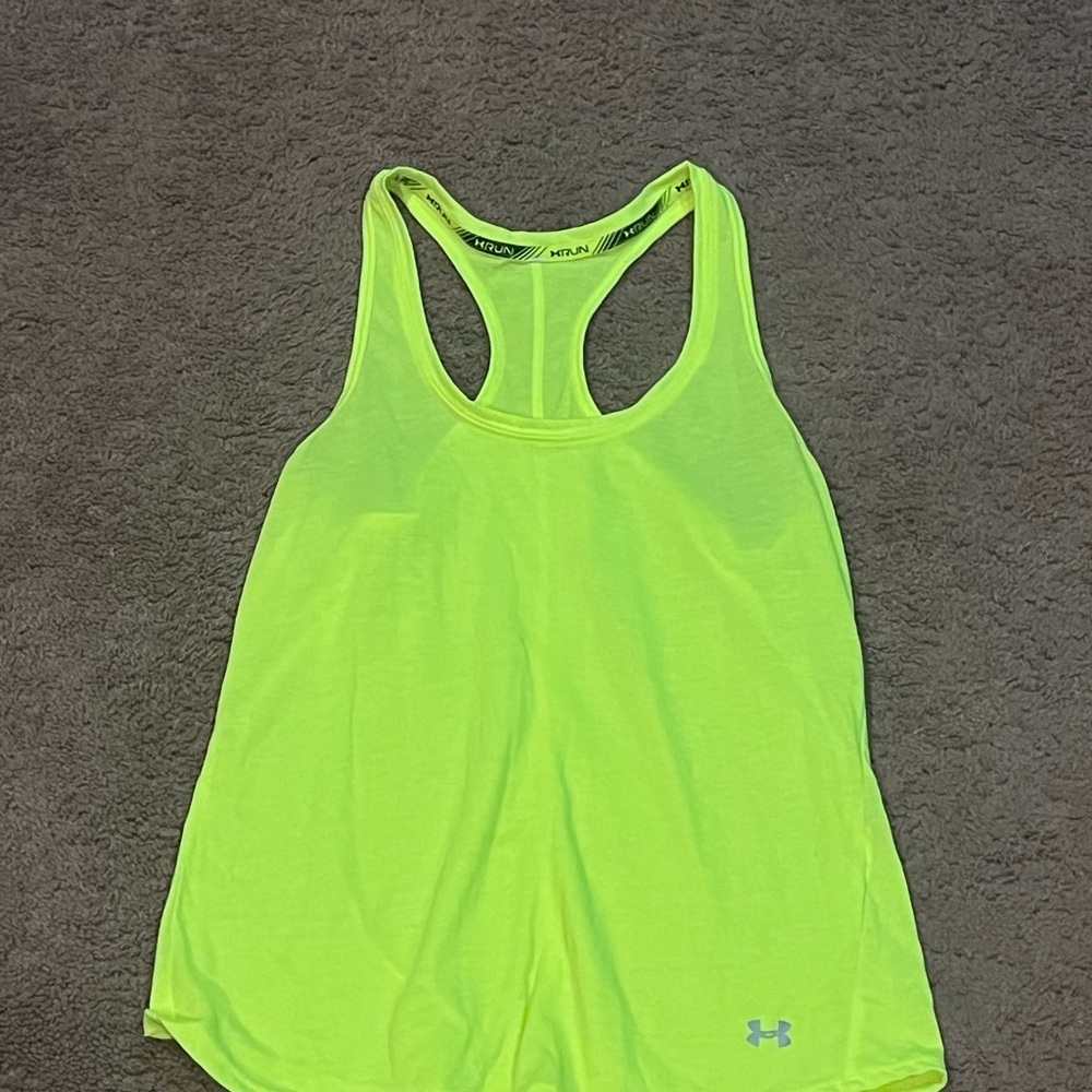 Under Armour Women's Neon Yellow Tank Top
